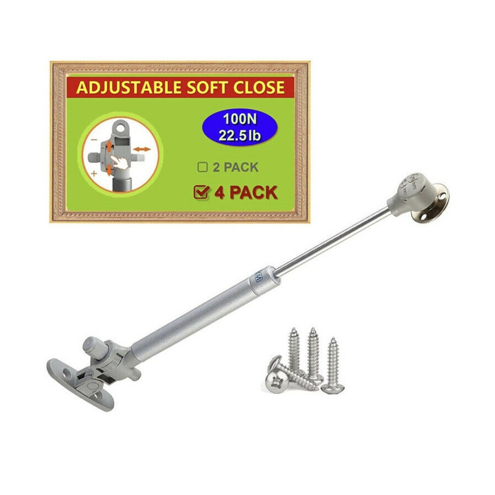 4 Pack 100N/22.5LB Gas Struts for Cabinets,Gas Strut Lift Support